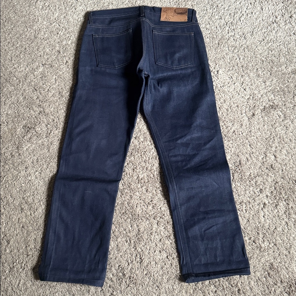 Naked & Famous Denim Dark Blue Jeans - Picture 4 of 7